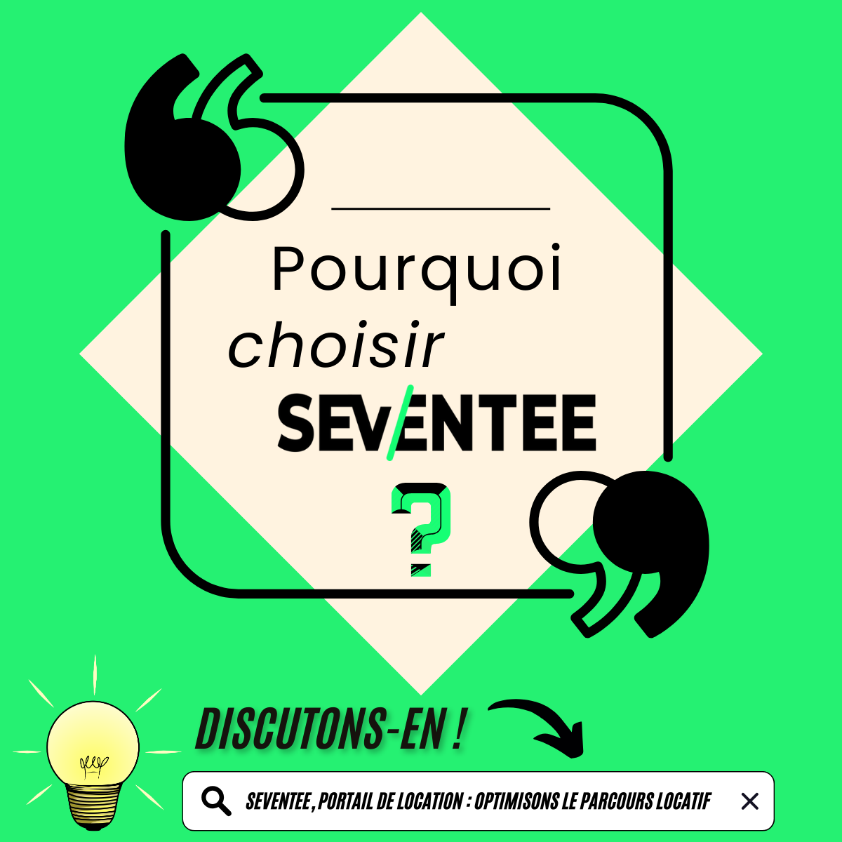 Pourquoi choisir Seventee ?